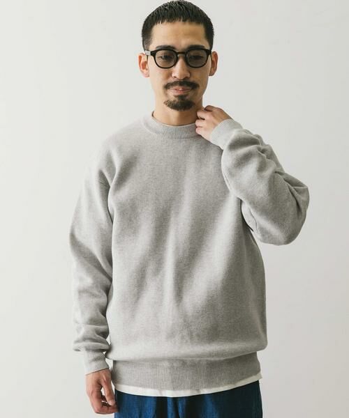 URBAN RESEARCH DOORS / アーバンリサーチ ドアーズ ニット・セーター | 『洗濯可』ミラノリブ クルーネックニット | 詳細10