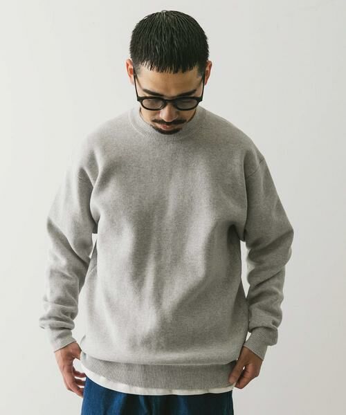 URBAN RESEARCH DOORS / アーバンリサーチ ドアーズ ニット・セーター | 『洗濯可』ミラノリブ クルーネックニット | 詳細11