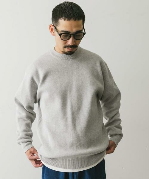 URBAN RESEARCH DOORS / アーバンリサーチ ドアーズ ニット・セーター | 『洗濯可』ミラノリブ クルーネックニット | 詳細12