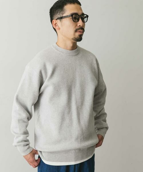 URBAN RESEARCH DOORS / アーバンリサーチ ドアーズ ニット・セーター | 『洗濯可』ミラノリブ クルーネックニット | 詳細13