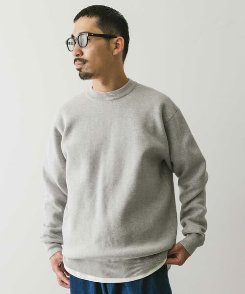 URBAN RESEARCH DOORS / アーバンリサーチ ドアーズ ニット・セーター | 『洗濯可』ミラノリブ クルーネックニット | 詳細14