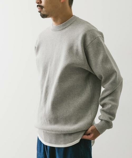 URBAN RESEARCH DOORS / アーバンリサーチ ドアーズ ニット・セーター | 『洗濯可』ミラノリブ クルーネックニット | 詳細15