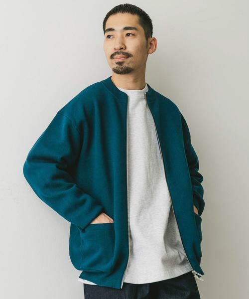 URBAN RESEARCH DOORS / アーバンリサーチ ドアーズ カーディガン・ボレロ | 『洗濯可』ミラノリブ ZIPカーディガン | 詳細4