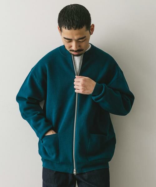 URBAN RESEARCH DOORS / アーバンリサーチ ドアーズ カーディガン・ボレロ | 『洗濯可』ミラノリブ ZIPカーディガン | 詳細8