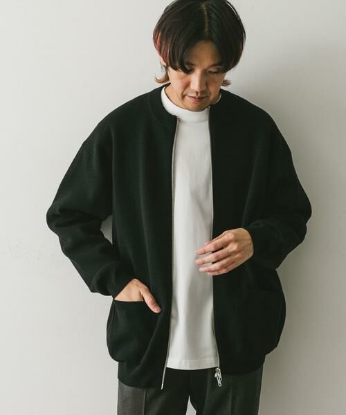 URBAN RESEARCH DOORS / アーバンリサーチ ドアーズ カーディガン・ボレロ | 『洗濯可』ミラノリブ ZIPカーディガン | 詳細21