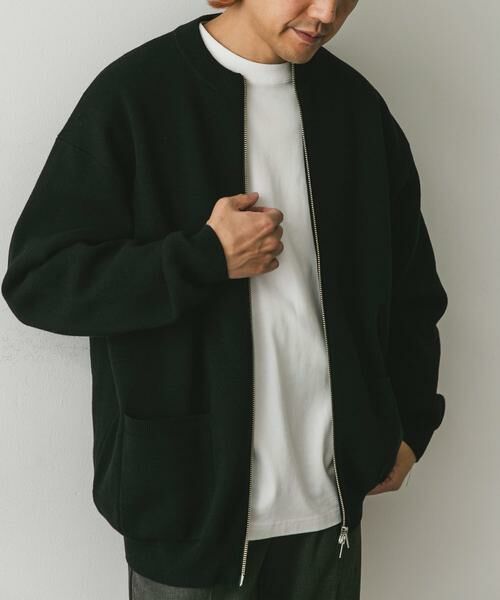 URBAN RESEARCH DOORS / アーバンリサーチ ドアーズ カーディガン・ボレロ | 『洗濯可』ミラノリブ ZIPカーディガン | 詳細24