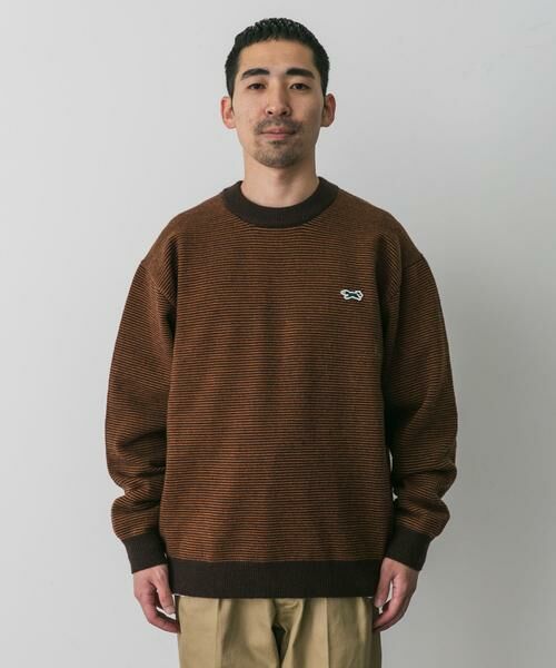URBAN RESEARCH DOORS / アーバンリサーチ ドアーズ ニット・セーター | 『別注』PENNEYS×DOORS　THE FOX ピンボーダークルーネックニット | 詳細8