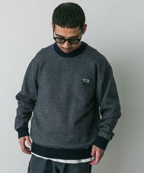 URBAN RESEARCH DOORS / アーバンリサーチ ドアーズ ニット・セーター | 『別注』PENNEYS×DOORS　THE FOX ピンボーダークルーネックニット | 詳細15