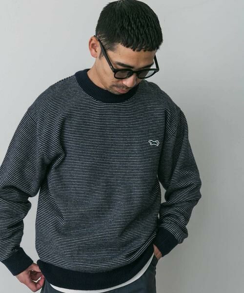 URBAN RESEARCH DOORS / アーバンリサーチ ドアーズ ニット・セーター | 『別注』PENNEYS×DOORS　THE FOX ピンボーダークルーネックニット | 詳細16