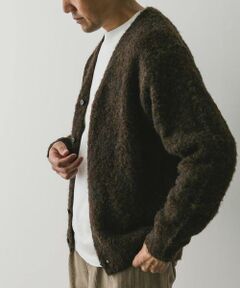 URBAN RESEARCH DOORS / アーバンリサーチ ドアーズ カーディガン・ボレロ | MIXカラー ヘアリーニットカーディガン