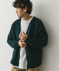 URBAN RESEARCH DOORS / アーバンリサーチ ドアーズ カーディガン・ボレロ | MIXカラー ヘアリーニットカーディガン