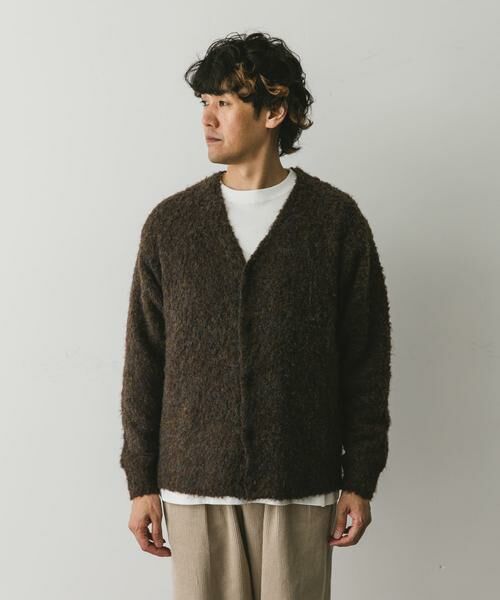 URBAN RESEARCH DOORS / アーバンリサーチ ドアーズ カーディガン・ボレロ | MIXカラー ヘアリーニットカーディガン | 詳細4