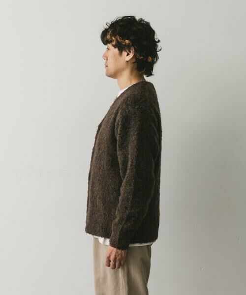 URBAN RESEARCH DOORS / アーバンリサーチ ドアーズ カーディガン・ボレロ | MIXカラー ヘアリーニットカーディガン | 詳細5