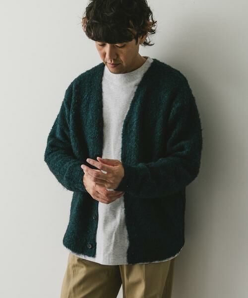 URBAN RESEARCH DOORS / アーバンリサーチ ドアーズ カーディガン・ボレロ | MIXカラー ヘアリーニットカーディガン | 詳細10