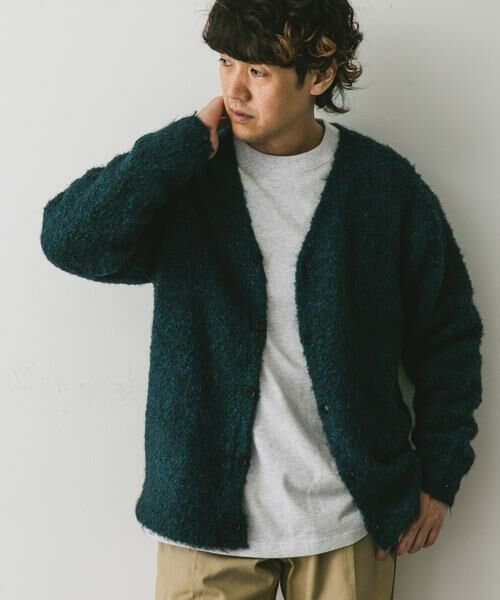 URBAN RESEARCH DOORS / アーバンリサーチ ドアーズ カーディガン・ボレロ | MIXカラー ヘアリーニットカーディガン | 詳細11