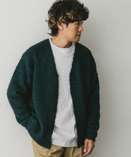 URBAN RESEARCH DOORS / アーバンリサーチ ドアーズ カーディガン・ボレロ | MIXカラー ヘアリーニットカーディガン | 詳細12