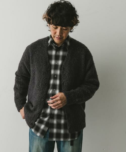 URBAN RESEARCH DOORS / アーバンリサーチ ドアーズ カーディガン・ボレロ | MIXカラー ヘアリーニットカーディガン | 詳細25