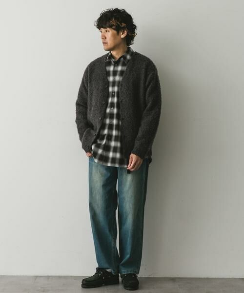 URBAN RESEARCH DOORS / アーバンリサーチ ドアーズ カーディガン・ボレロ | MIXカラー ヘアリーニットカーディガン | 詳細28