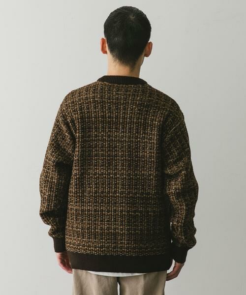 URBAN RESEARCH DOORS / アーバンリサーチ ドアーズ ニット・セーター | ツイードライク ジャガードニット | 詳細14