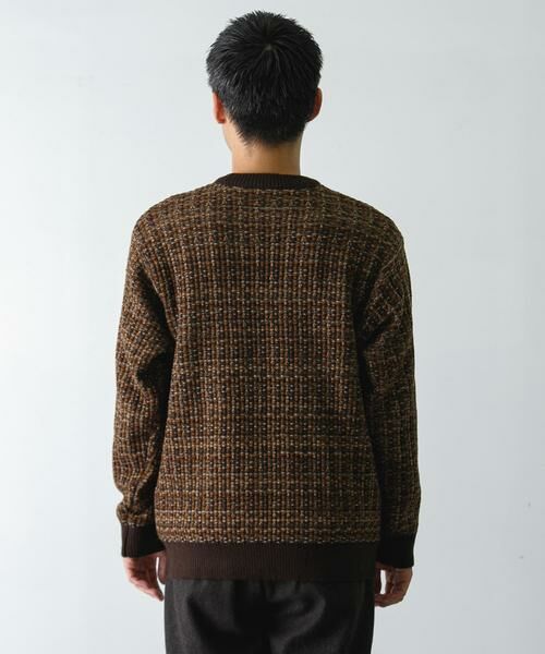URBAN RESEARCH DOORS / アーバンリサーチ ドアーズ ニット・セーター | ツイードライク ジャガードニット | 詳細17