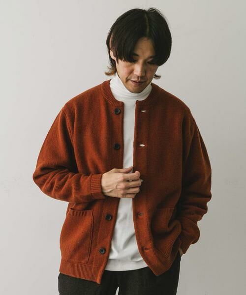 URBAN RESEARCH DOORS / アーバンリサーチ ドアーズ カーディガン・ボレロ | 『XLサイズ/WEB限定』ハミルトンウールガーターカーディガン | 詳細6