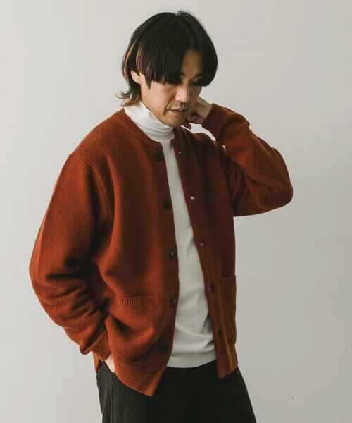 URBAN RESEARCH DOORS / アーバンリサーチ ドアーズ カーディガン・ボレロ | 『XLサイズ/WEB限定』ハミルトンウールガーターカーディガン | 詳細7