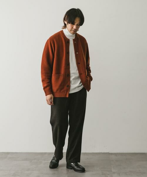 URBAN RESEARCH DOORS / アーバンリサーチ ドアーズ カーディガン・ボレロ | 『XLサイズ/WEB限定』ハミルトンウールガーターカーディガン | 詳細8