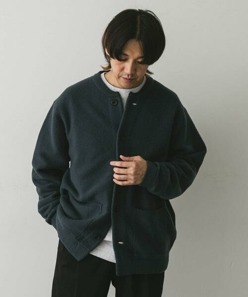 URBAN RESEARCH DOORS / アーバンリサーチ ドアーズ カーディガン・ボレロ | 『XLサイズ/WEB限定』ハミルトンウールガーターカーディガン | 詳細15