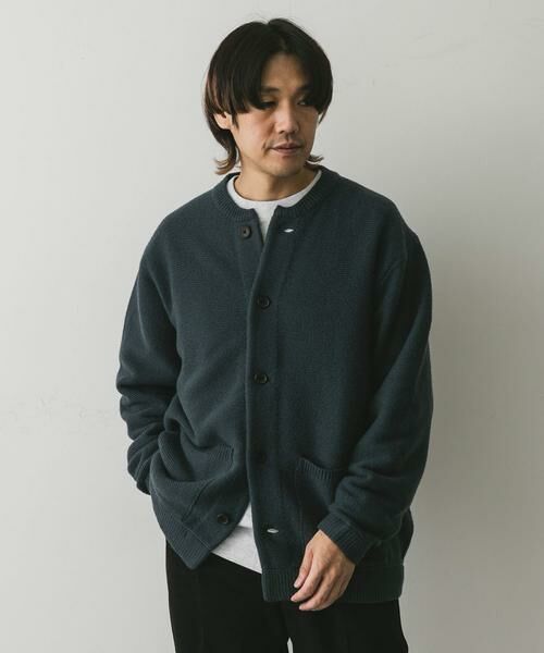 URBAN RESEARCH DOORS / アーバンリサーチ ドアーズ カーディガン・ボレロ | 『XLサイズ/WEB限定』ハミルトンウールガーターカーディガン | 詳細16