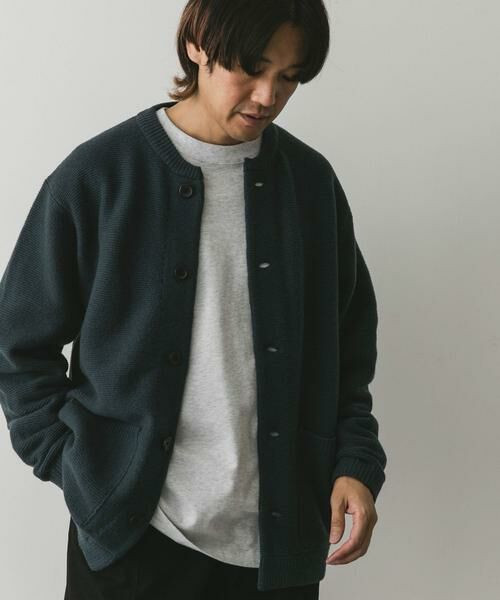 URBAN RESEARCH DOORS / アーバンリサーチ ドアーズ カーディガン・ボレロ | 『XLサイズ/WEB限定』ハミルトンウールガーターカーディガン | 詳細18