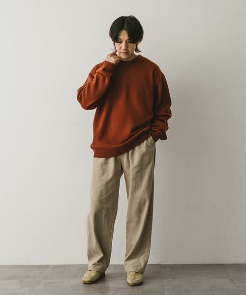 URBAN RESEARCH DOORS / アーバンリサーチ ドアーズ ニット・セーター | 『XLサイズ/WEB限定』ハミルトンウールクルーネックニット | 詳細13