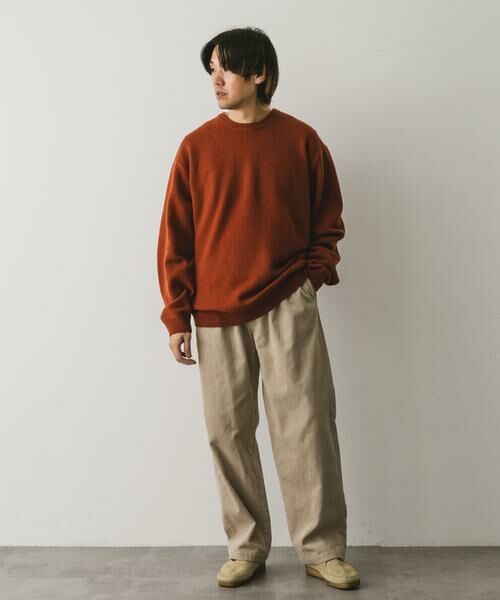 URBAN RESEARCH DOORS / アーバンリサーチ ドアーズ ニット・セーター | 『XLサイズ/WEB限定』ハミルトンウールクルーネックニット | 詳細14