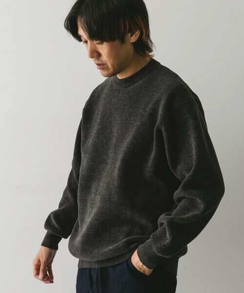 URBAN RESEARCH DOORS / アーバンリサーチ ドアーズ ニット・セーター | モールダブルフェイスプルオーバー | 詳細26