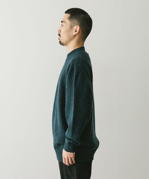 URBAN RESEARCH DOORS / アーバンリサーチ ドアーズ ニット・セーター | ウール混もちもちハイネックニット | 詳細10