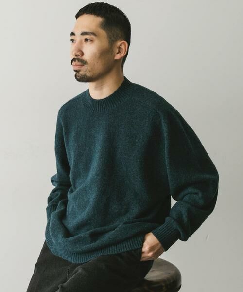 URBAN RESEARCH DOORS / アーバンリサーチ ドアーズ ニット・セーター | ウール混もちもちハイネックニット | 詳細4