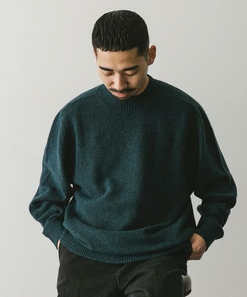 URBAN RESEARCH DOORS / アーバンリサーチ ドアーズ ニット・セーター | ウール混もちもちハイネックニット | 詳細5