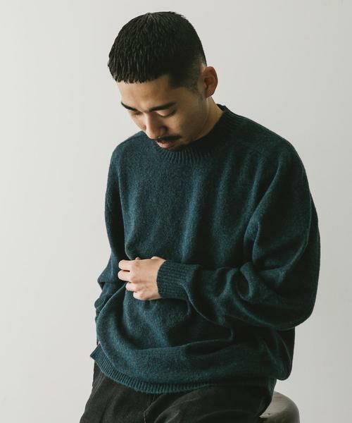 URBAN RESEARCH DOORS / アーバンリサーチ ドアーズ ニット・セーター | ウール混もちもちハイネックニット | 詳細6