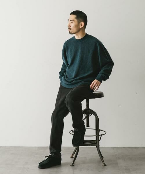 URBAN RESEARCH DOORS / アーバンリサーチ ドアーズ ニット・セーター | ウール混もちもちハイネックニット | 詳細7