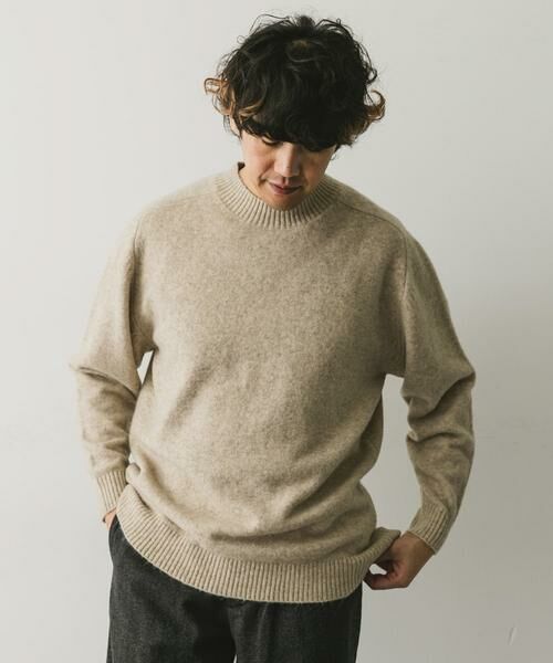 URBAN RESEARCH DOORS / アーバンリサーチ ドアーズ ニット・セーター | ウール混もちもちハイネックニット | 詳細18
