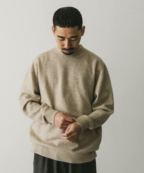 URBAN RESEARCH DOORS / アーバンリサーチ ドアーズ ニット・セーター | ウール混もちもちハイネックニット | 詳細27