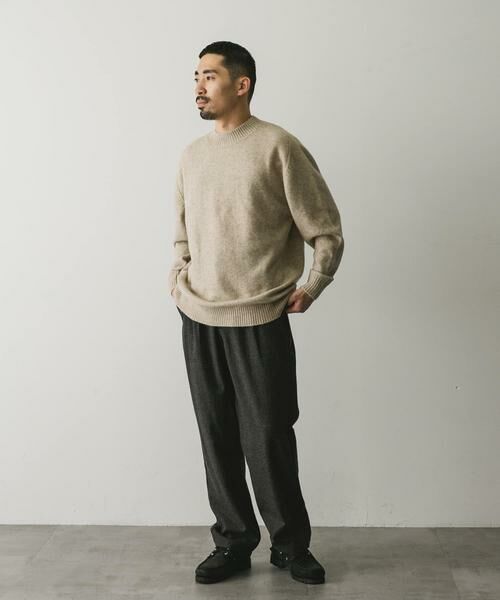 URBAN RESEARCH DOORS / アーバンリサーチ ドアーズ ニット・セーター | ウール混もちもちハイネックニット | 詳細28