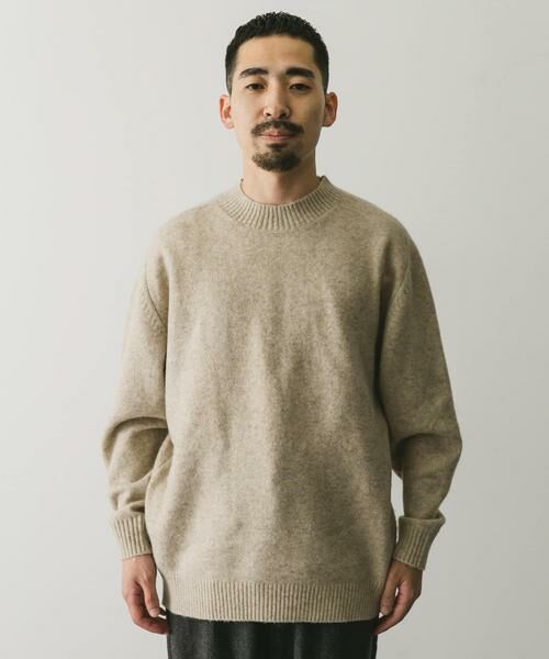 URBAN RESEARCH DOORS / アーバンリサーチ ドアーズ ニット・セーター | ウール混もちもちハイネックニット | 詳細30