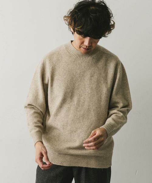 URBAN RESEARCH DOORS / アーバンリサーチ ドアーズ ニット・セーター | ウール混もちもちハイネックニット | 詳細19