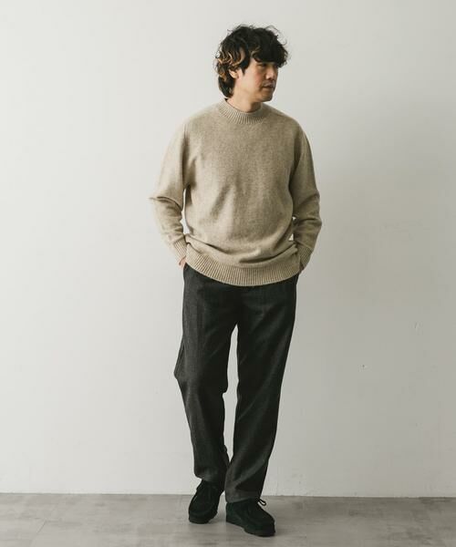 URBAN RESEARCH DOORS / アーバンリサーチ ドアーズ ニット・セーター | ウール混もちもちハイネックニット | 詳細22