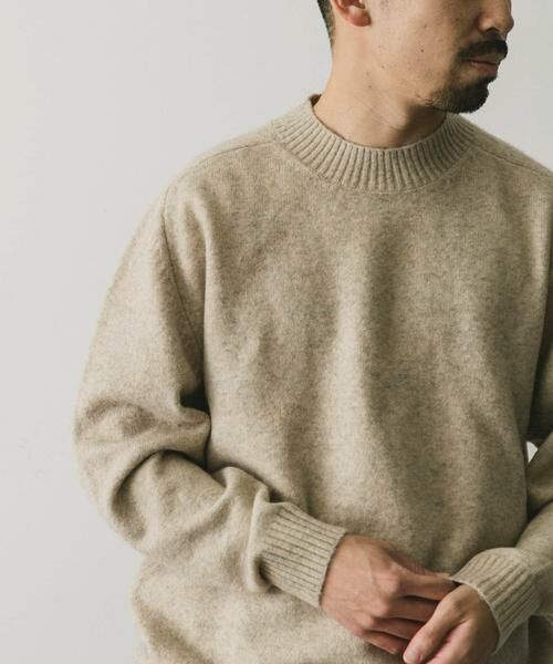 URBAN RESEARCH DOORS / アーバンリサーチ ドアーズ ニット・セーター | ウール混もちもちハイネックニット | 詳細23
