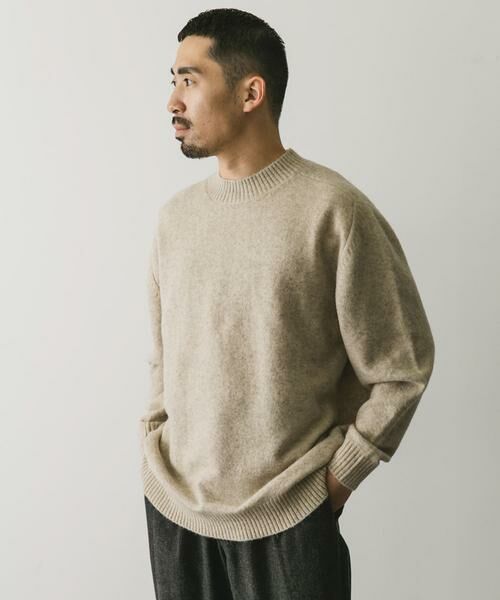 URBAN RESEARCH DOORS / アーバンリサーチ ドアーズ ニット・セーター | ウール混もちもちハイネックニット | 詳細25