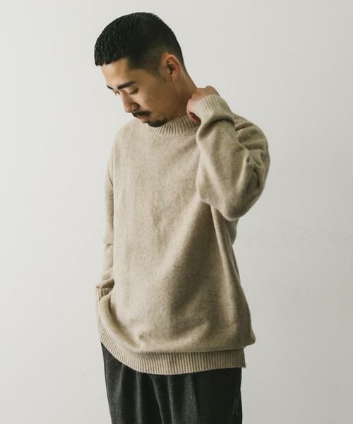 URBAN RESEARCH DOORS / アーバンリサーチ ドアーズ ニット・セーター | ウール混もちもちハイネックニット | 詳細26