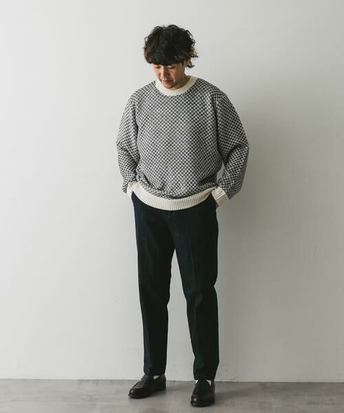 URBAN RESEARCH DOORS / アーバンリサーチ ドアーズ ニット・セーター | 変形バーズアイニットプルオーバー | 詳細6