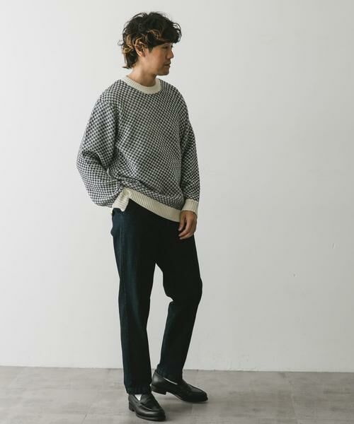 URBAN RESEARCH DOORS / アーバンリサーチ ドアーズ ニット・セーター | 変形バーズアイニットプルオーバー | 詳細7