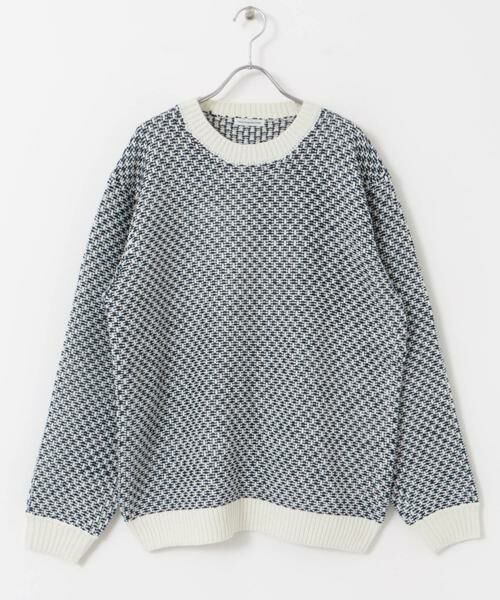 URBAN RESEARCH DOORS / アーバンリサーチ ドアーズ ニット・セーター | 変形バーズアイニットプルオーバー | 詳細8